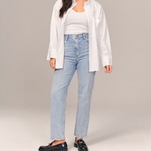 Abercrombie and fitch ankle straight jeans
